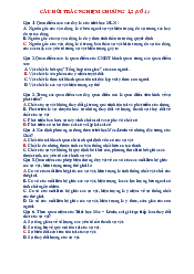 Câu hỏi trắc nghiệm Chương 1,2 số 4 Triết học Mác - Lênin | Trường Đại học Công nghệ, Đại học Quốc gia Hà Nội