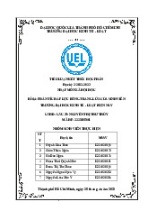 Tiểu luận cuối kỳ 222XH: Phân tích áp lực đồng trang lứa của sinh viên