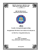 Bài thảo luận Tìm hiểu về đường lối đối ngoại của Đảng môn Lịch sử đảng | Trường Đại học Kiến trúc Đà Nẵng