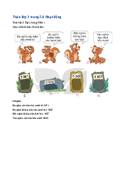 Giải SGK môn Toán 3 - Bài 45: Các số có bốn chữ số. Số 10000 | Kết nối tri thức