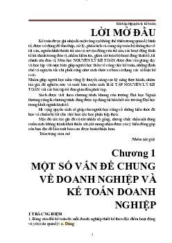 Tổng hợp bài tập Nguyên lý kế toán | Đại học Fulbright Việt Nam