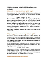 Nhiệt phân hoàn toàn AgNO3 thu được sản phẩm là?