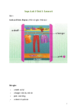 Tiếng Anh lớp 3 Unit 5: Lesson 6 trang 89 Explore Our World