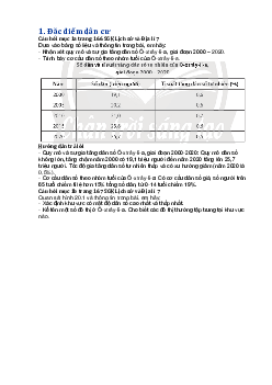 Giải SGK Địa lí 7 Bài 20: Dân cư, xã hội Ô-xtrây-li-a - Chân trời sáng tạo