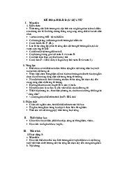 Kế hoạch bài dạy: Lực từ môn khoa học tự nhiên | Đại học Sư Phạm Hà Nội