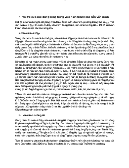 Đề cương Lịch sử Văn Minh Thế Giới