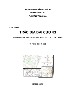 Giáo trình môn Trắc địa đại cương | Trường Đại học Xây Dựng Hà Nội