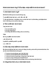 Hình bình hành là gì? Dấu hiệu nhận biết hình bình hành?