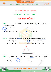 Đề đánh giá năng lực - HSA số 5 môn Toán