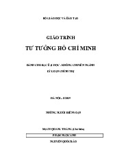 Giáo trình tư tưởng Hồ Chí Minh - trường Đại học Kinh tế Thành phố Hồ Chí Minh