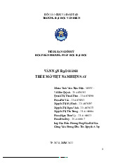 Tiểu luận VẤN NẠN BẠO HÀNH TRẺ EM Ở VIỆT NAM môn Phương pháp học - Trường Đại học Văn Hiến.