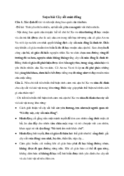 Soạn bài Cây sồi mùa đông - Chân trời sáng tạo