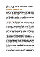 Mẫu Hồ sơ xin tạm ngừng kinh doanh theo quy định mới nhất