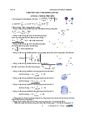 Công thức Vật lý đại cương II | Đại học Bách Khoa Hà Nội