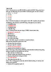 Ôn tập  - Môn Thị trường và các định chế tài chính - Đại Học Kinh Tế - Đại học Đà Nẵng