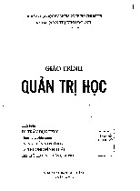 Giáo trình Quản Trị Học _Trần Dục Thức