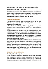 Cơ sở thực tiễn là gì? Ví dụ cơ sở thực tiễn trong nghiên cứu khoa học