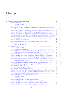 Phép dời hình và phép đồng dạng trong mặt phẳng – Lư Sĩ Pháp