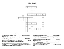 Untitled - Crossword Labs