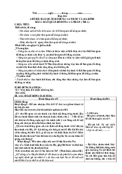 Giáo án Đạo đức 2 sách Chân trời sáng tạo (Cả năm) | Tuần 3