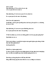 Câu hỏi ôn tập môn Pháp Luật Đại Cương | Trường Đại học Mở Hà Nội