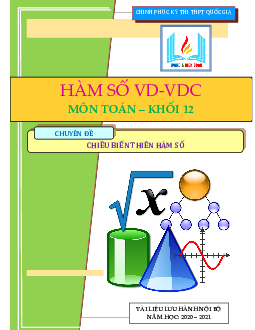 264 bài tập trắc nghiệm chuyên đề chiều biến thiên của hàm số Toán 12