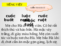 Giáo án điện tử Tiếng việt 1 bài 2 Chân trời sáng tạo: Học vấn: uôn, uông