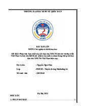 Phân tích bản chất của nền dân chủ XHCN. Liên hệ với thực tiễn Việt Nam và hãy cho biết trách nhiệm của mỗi cá nhân trong việc phát huy dân chủ XHCN ở Việt Nam hiện nay | Bài tập lớn môn triết học mác - lênin