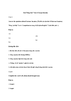 Giải Tiếng Anh 7 Unit 4: Comprehension | Explore English