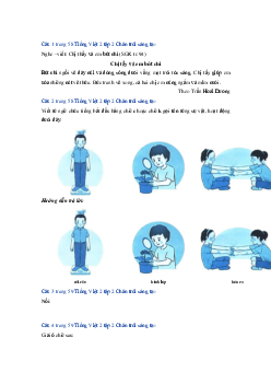 Giải VBT môn Tiếng việt 2 -  Bài 4: Cái bàn học của tôi | Chân trời sáng tạo