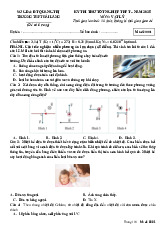 Đề thi thử tốt nghiệp THPT 2025 môn Vật lí lần 2 trường THPT Hải Lăng, Quảng Trị