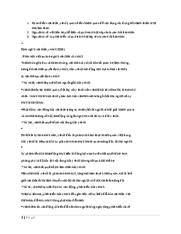 Đề cương "Những nguyên lý cơ bản của chủ nghĩa Mác - Lênin"