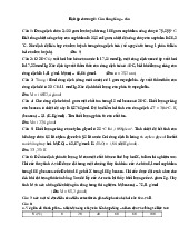 Bài tập chương 6: Cân bằng lỏng – rắn | Bài tập môn Hóa lý | Đại học Bách khoa hà nội