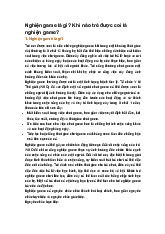 Nghiện game là gì? Khi nào trẻ được coi là nghiện game?