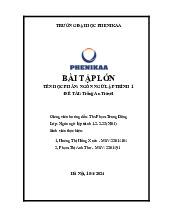 Tràng An Travel | Bài tập lớn học phần Ngôn ngữ lập trình 1 | Trường Đại học Phenikaa