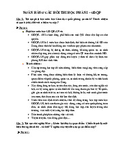 Ngân hàng Câu hỏi thi học phần 1 - Giáo dục quốc phòng | Đại Học Nội Vụ Hà Nội