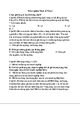 Trắc nghiệm kinh tế vĩ mô | Trường Đại học Thương Mại