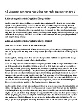 Kể về người anh hùng Kim Đồng hay nhất Tập làm văn lớp 3