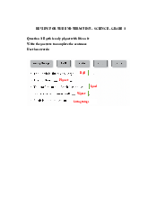 Đáp án đề cương science | Trường Đại học Sư phạm Hà Nội
