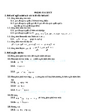 Lý thuyết phần I: Xác suất môn Xác suất thống kê| Trường Đại học Ngoại Thương