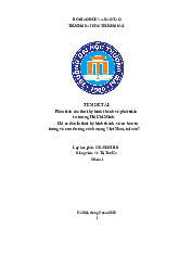 Phân tích các thời kỳ hình thành và phát triển tư tưởng Hồ Chí Minh | Bài thảo luận Tư tưởng Hồ Chí Minh