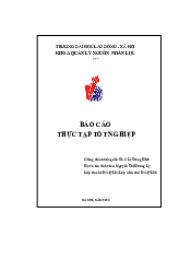 Báo cáo thực tập môn quản trị nhân lực 3 | Đại học Lao động - Xã Hội