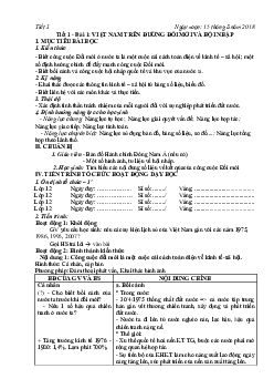 Giáo án địa lí 12 cả năm theo mẫu mới phương pháp mới