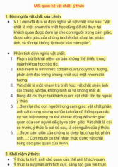 Câu Hỏi Thi Cuối Kỳ 1: Quan Hệ Giữa Vật Chất và Ý Thức môn Triết học Mác - Lênin | Trường Đại học Khoa học Tự nhiên, Đại học Quốc gia Thành phố Hồ Chí Minh
