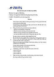 Bài giảng Chương 2: Chủ đề 2.4 môn Con người và môi trường | Trường Đại học Mở Thành phố Hồ Chí Minh