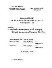 Chuyển đổi hình thức một số đối tượng từ  biểu đồ trình tự sang Queueing Petri Nets | Đại học Kinh tế Kỹ thuật Công nghiệp