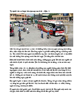 Tả cảnh bến xe hoặc bến tàu mà em biết | Tập làm văn 5 Kết nối tri thức