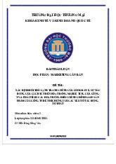 Xác định đối thủ cạnh tranh của coolmate | Bài thảo luận marketing căn bản