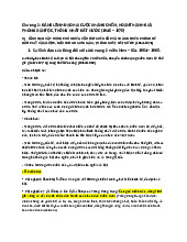 Đề cương môn Lịch sử Đảng - Trường Đại học lao động -  xã hội.