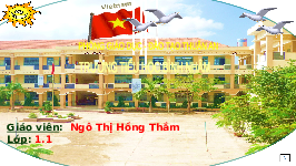 Giáo án điện tử Toán 1 Chương 1 Cánh diều: Lớn hơn, dấu >, Bé hơn, dấu <, Bằng nhau, dấu =